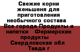 Свежие корни женьшеня для приготовления необычного состава - Все города Продукты и напитки » Фермерские продукты   . Свердловская обл.,Тавда г.